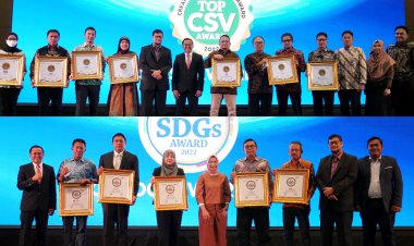 INFOBRAND.ID dan TRAS N CO, Sukses Gelar TOP CSV Award dan Top SDGs Award 2022