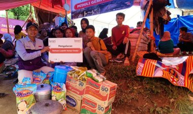 Bank Muamalat dan BMM Salurkan Bantuan untuk Penyintas Gempa Cianjur