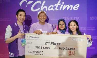 Gelaran 2022 Chatime Global Tea-rista di Taiwan, Chatime Indonesia Raih Juara Kedua