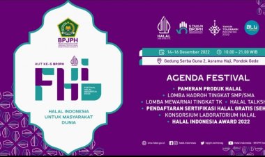 BPJPH Kemenag akan Gelar Festival Halal Indonesia, Ada Pendaftaran Sertifikasi Gratis