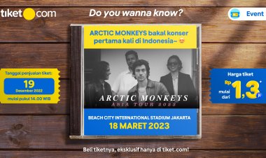 Setelah Penantian Panjang, Arctic Monkeys Siap Konser di Indonesia di 2023, Tiketnya Resmi Dijual di tiket.com Mulai dari 19 Desember 2022