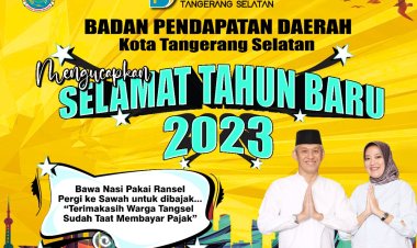 Badan Pendapatan Daerah Kota Tangerang Selatan: Selamat Tahun Baru 2023