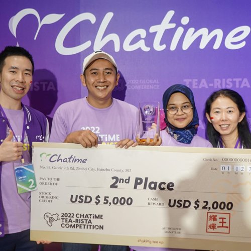 Gelaran 2022 Chatime Global Tea-rista di Taiwan, Chatime Indonesia Raih Juara Kedua