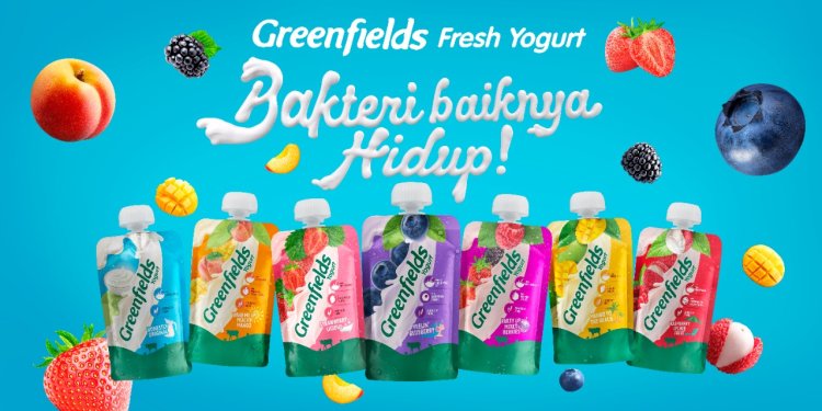 Baru! Greenfields Fresh Yogurt Pouch, Terbuat dari Susu Segar yang Bakteri Baiknya Masih Hidup!