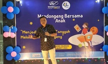 HUT ke-41, WOM Finance Hibur Anak-anak dengan Mendongeng Bersama