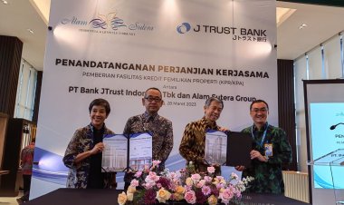 Optimis Sektor Properti Kembali Meningkat, JTrust Bank Tandatangani Perjanjian Kerja Sama dengan Alam Sutera Group