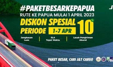 J&T Cargo Buka Rute ke Papua, Mudahkan Pebisnis, Sasar Konsumen Lebih Luas