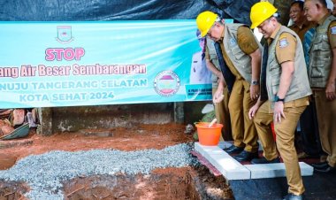 Bangun 1.800 Tangki Septik, Benyamin: Untuk Tingkatkan Taraf Hidup Kesehatan Warga