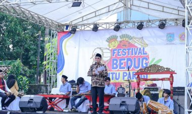 Buka Festival Bedug di Situ Parigi, Benyamin Ajak Masyarakat Tangsel Lestarikan Budaya