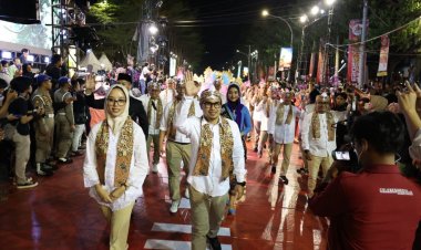 Karnaval Rakernas XVI Apeksi di Makassar, Pilar Kenalkan Batik Khas Tangsel