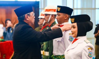 Ini Pesan Benyamin Davnie kepada 50 Anggota Paskibraka HUT ke-78 RI Tingkat Kota Tangsel