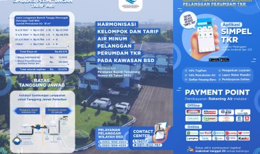 Harmonisasi Tarif Pelanggan Air Minum Perumdan TRK pada Kawasan BSD