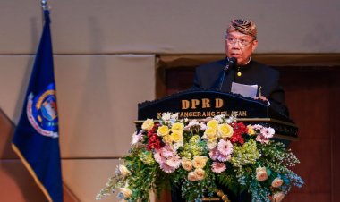 Benyamin Paparkan Prestasi dan Capaian Pembangunan di Rapat Paripurna HUT ke-15 Kota Tangsel