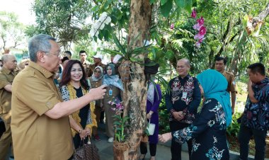 Jadi Ikon Kota Tangsel, Benyamin Davnie Ajak Aparat dan Masyarakat untuk Tanam Anggrek