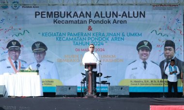 Alun-alun Pondok Aren Resmi Jadi Ruang Terbuka Publik Baru bagi Warga Tangsel