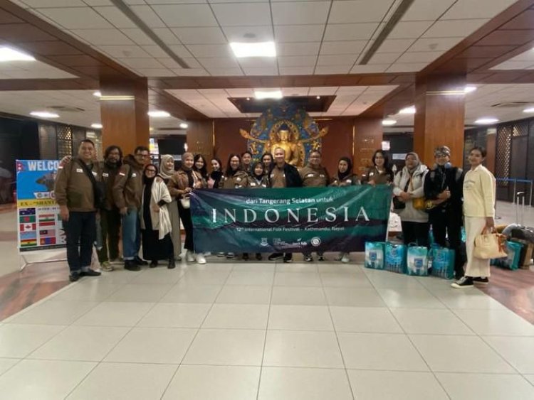 Jadi Perwakilan Indonesia di Ajang International Folk Festival 2024 di Nepal, Delegasi Tangsel Tampil Memukau