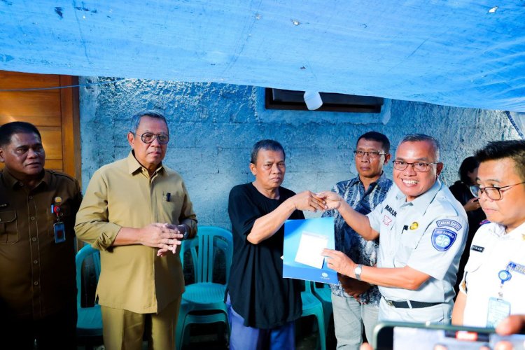 Kecelakaan Bus di Tol Cipali, Wali Kota Tangsel dan Jasa Raharja Beri Santunan Korban Meninggal