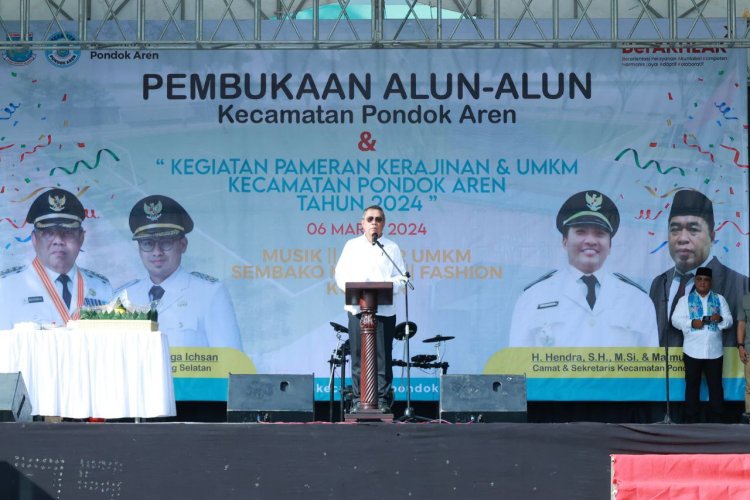 Alun-alun Pondok Aren Resmi Jadi Ruang Terbuka Publik Baru bagi Warga Tangsel