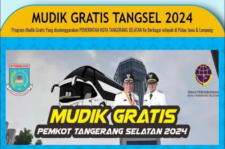 Pemkot Tangsel Buka Pendaftaran Mudik Gratis Lebaran 2024, Ini Syarat dan Ketentuannya
