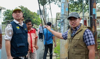 Merusak Estetika dan Pemandangan, Pemkot Tangsel akan Rapihkan 5 Ruas Jalan Ini dari Kabel Menjuntai