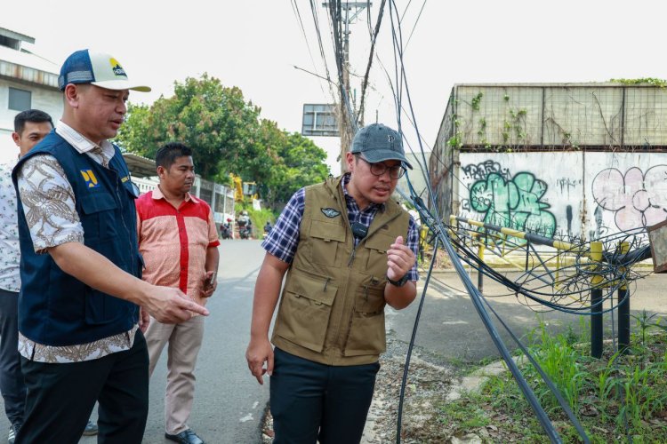 Merusak Estetika dan Pemandangan, Pemkot Tangsel akan Rapihkan 5 Ruas Jalan Ini dari Kabel Menjuntai