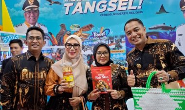 Booth Tangsel Curi Perhatian Peserta Rakernas Apeksi 2024 di Balikpapan