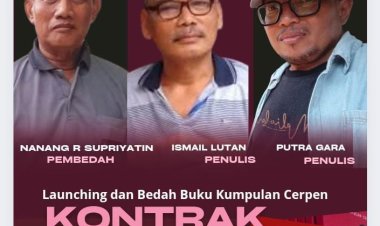 Politik, Tubuh, dan Satire di Balik Cerpen: Buku 'Kontrak Politik' Siap Diluncurkan